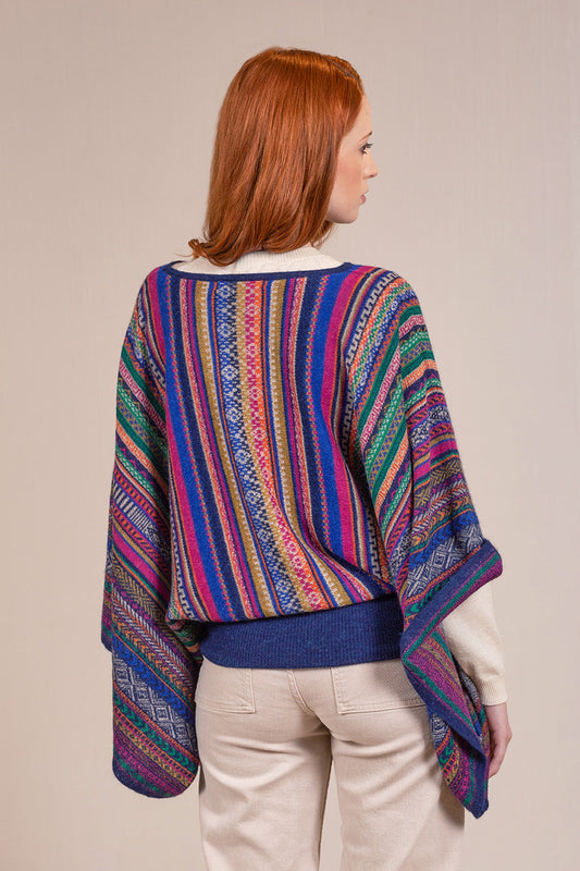 Vilca Poncho Baby Alpaca Color Multicolor