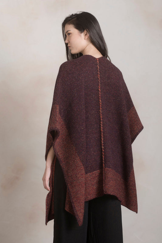 Pamela Poncho Alpaca Color Windsor