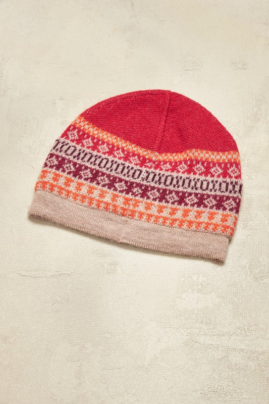 Thais Hat Baby Alpaca Color Rhubarb