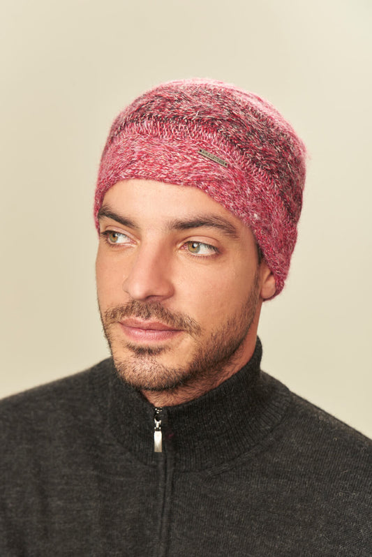 Uri Hat Baby Alpaca Color Rosered