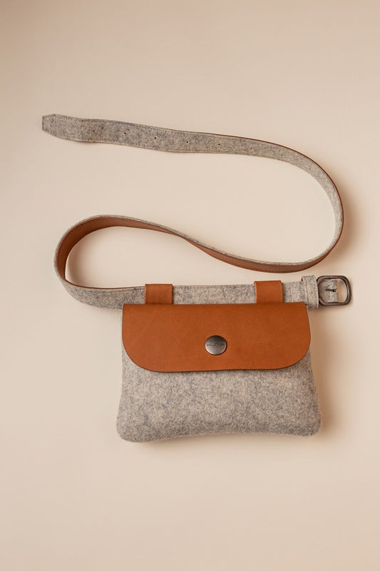 Unty Belt Bag Alpaca & Wool Color Grey