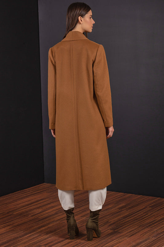 Columpio Largo - Abrigo Vicuña Vicuña Color Camel