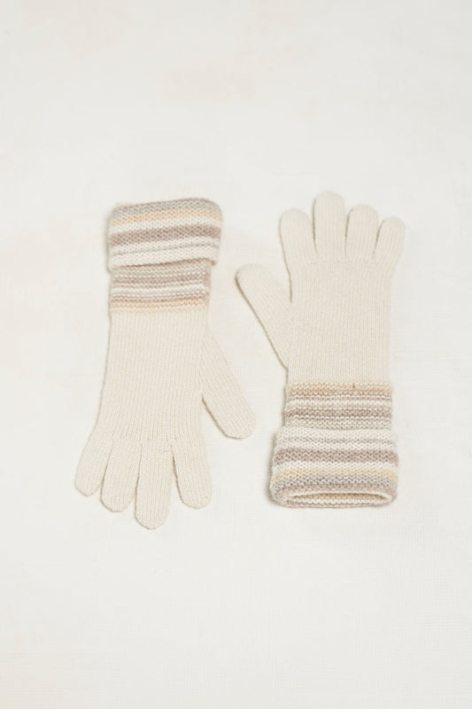 Solfa Gloves Baby Alpaca Color Ecru