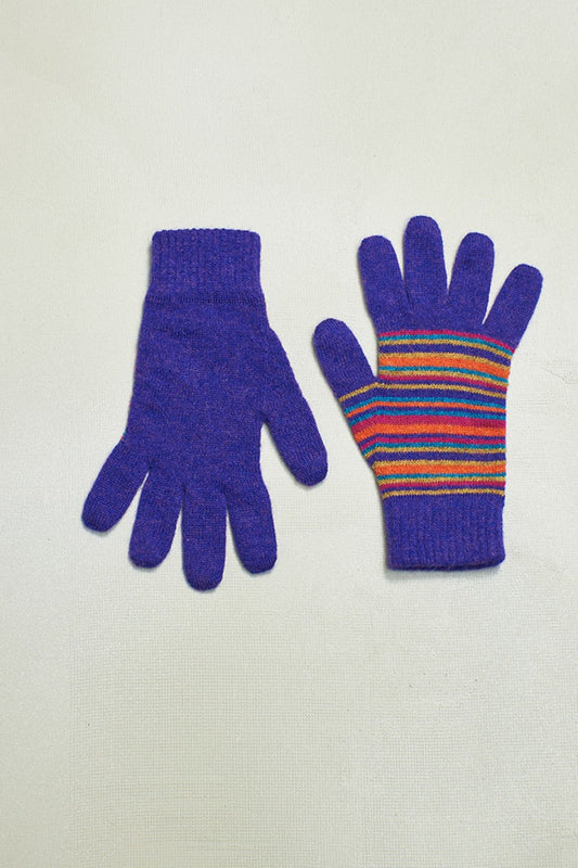 Guantes Talea Baby Alpaca Color Morado