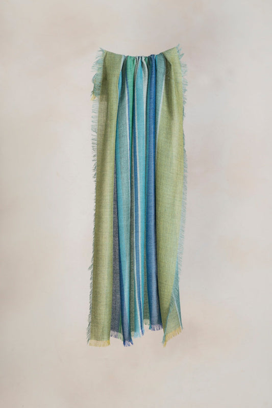 Pireo Scarf Baby Alpaca Color Verde